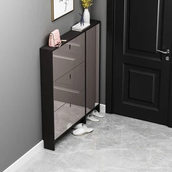 Armario de zapatos ultrafino para sala de estar, mueble de almacenamiento para el hogar, pasillo, Simple, pequeño, para apartamento, Hotel