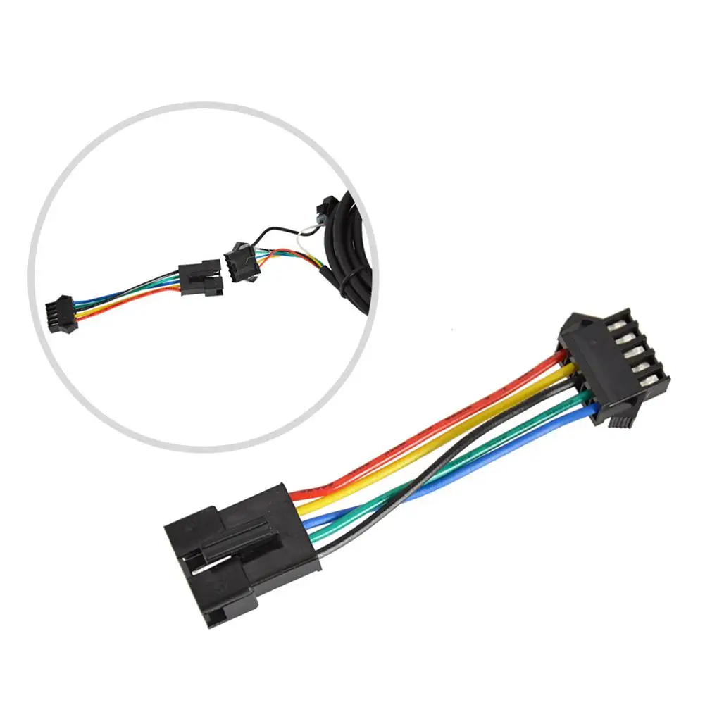 

Electric Bike Display Conversion Line 6 Pin To 5 Pin Conversion Cable E-bike Modification Accessories
