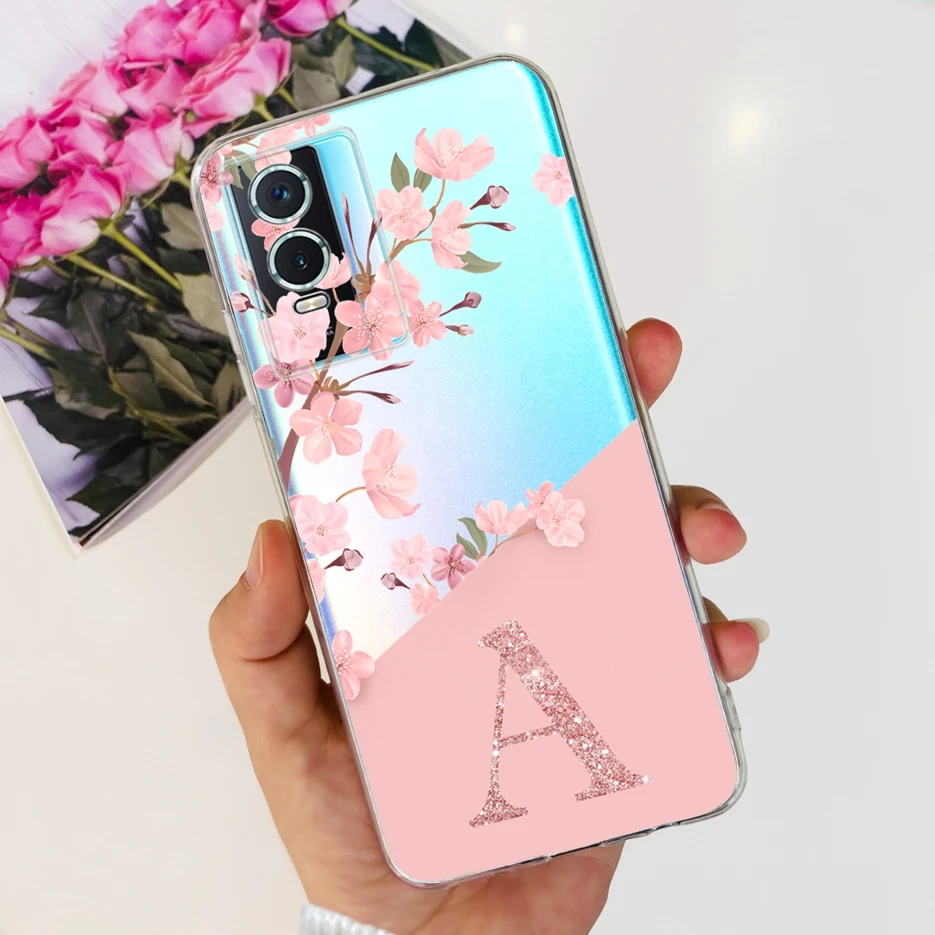 Stylish Letters Soft Silicone Phone Case Bumper Cover