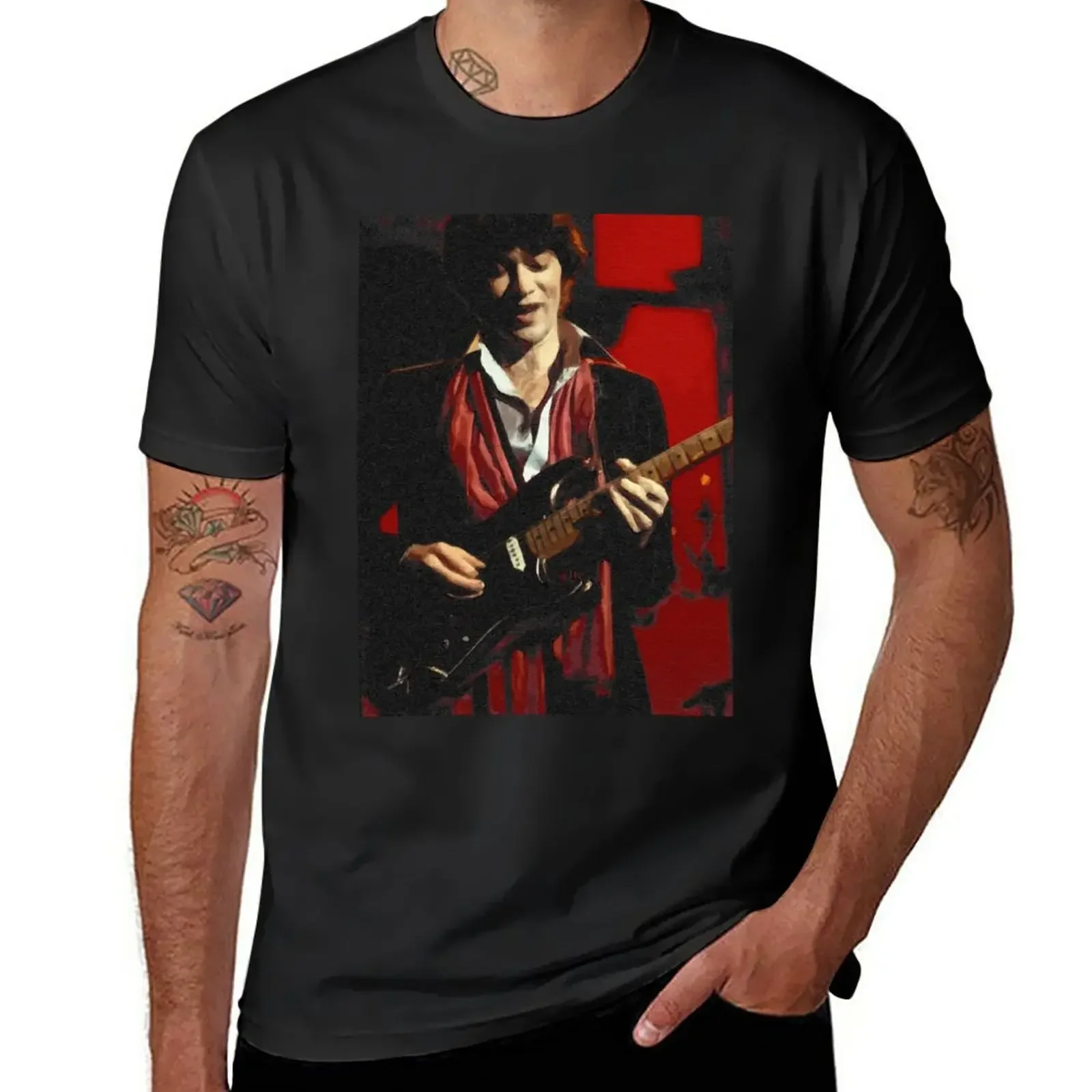 

Robbie Robertson T-Shirt sublime tops customs Short sleeve tee men