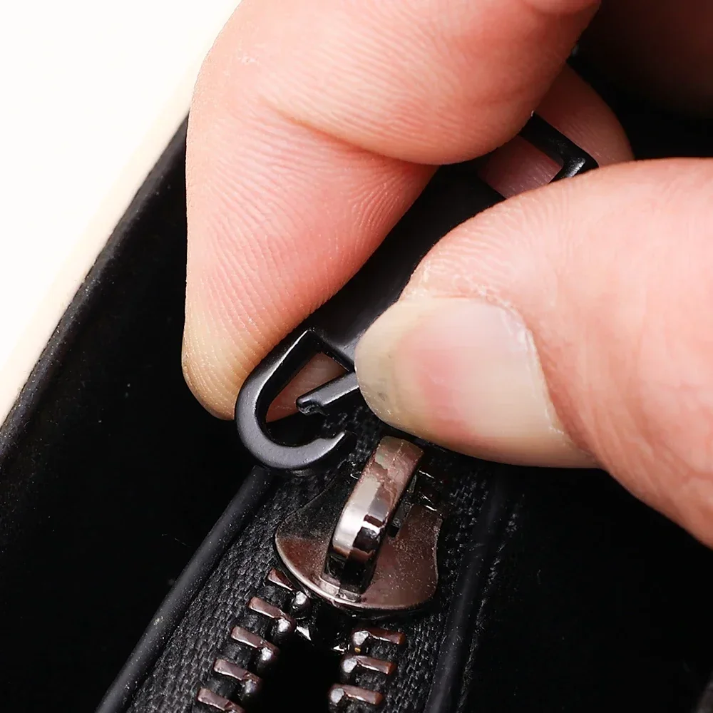 Metal Zipper Slider Puller Repair Kit - Instant DIY Sewing Replacement for Clothing, Luggage, and Purses