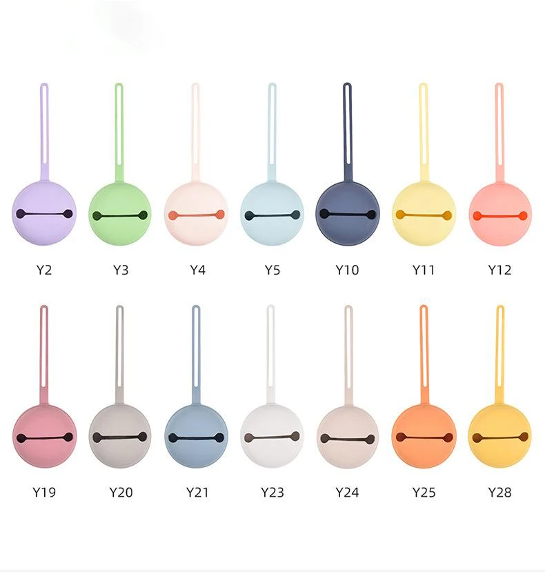 Baby Silicone Pacifier Box Baby Soft BPA Free Smile Pacifier Holder Soother Container Box Newborn Mulitifunctional Pacifier Bag 2