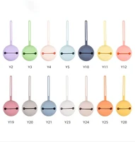 Baby Silicone Pacifier Box Baby Soft BPA Free Smile Pacifier Holder Soother Container Box Newborn Mulitifunctional Pacifier Bag 2