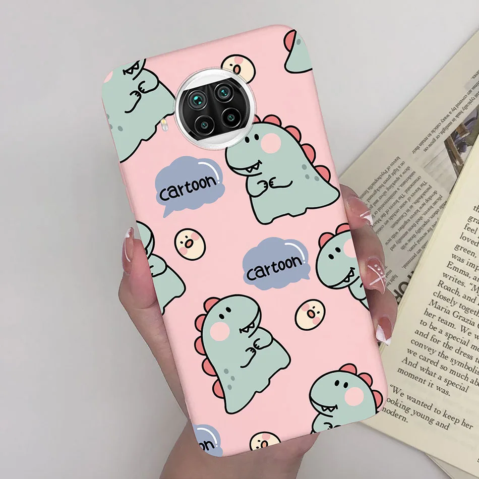 Stylish Painted Matte Silicone Soft Cover for Xiaomi Mi 10T Lite 5G
