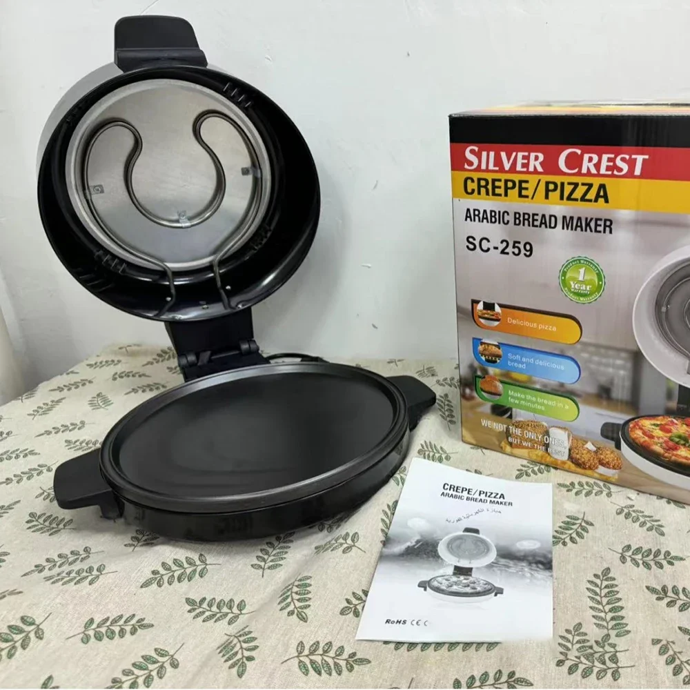 Household Pizza Machine,Portable Electric Toaster, Stainless Steel Oven,Non Stick Coating,Can Bake Steak Bread,Pizza Egg Tarts 5