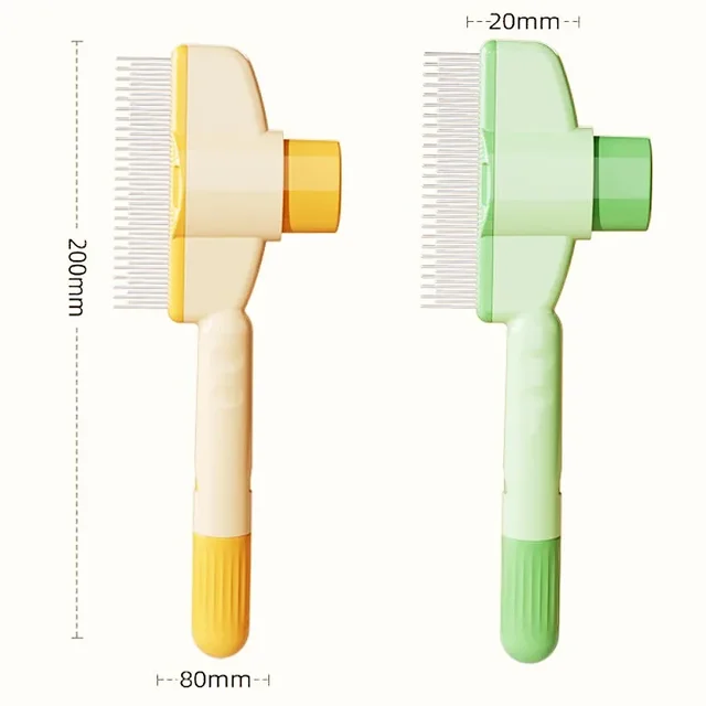 Dog Comb Pet Hair Remover One Button Dogs Brush Self-cleaning Cat Brush Massage Combs for Dog Grooming Brushes for Pet Products 4