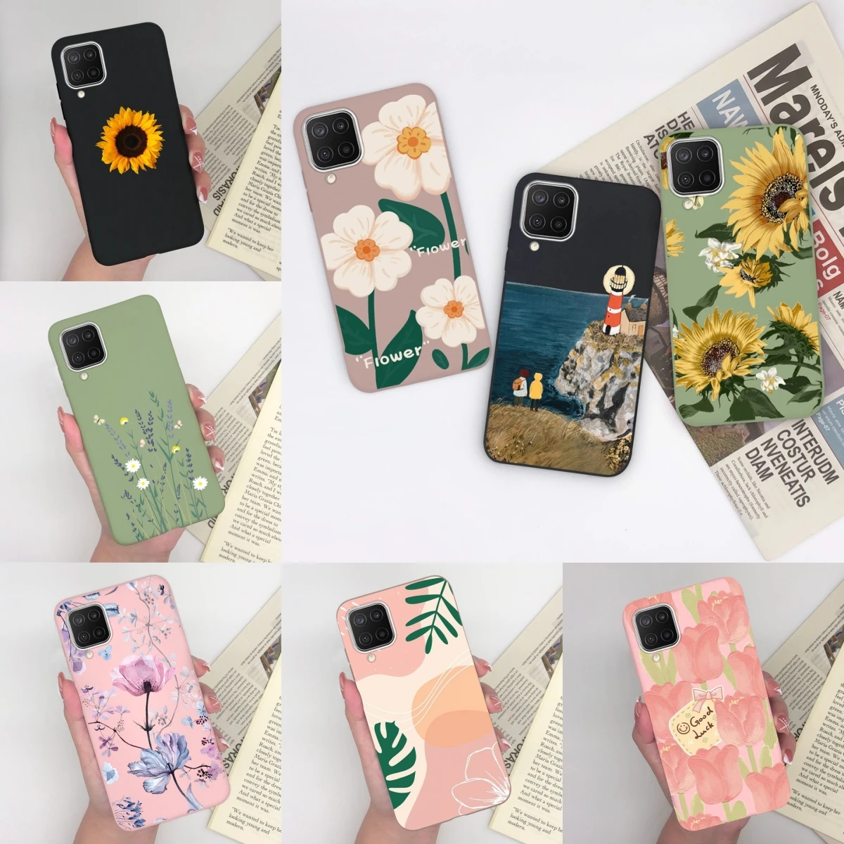 Custodia Per Samsung M11 M12 M13 M14 Bellissimo Fiore In Silicone Resistente Agli Urti Antiurto Per Samsung Galaxy M 11 M 12 M 13 M14 Funda