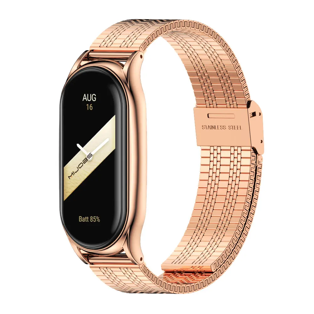Elegant Stainless Steel Metal Strap Bracelet