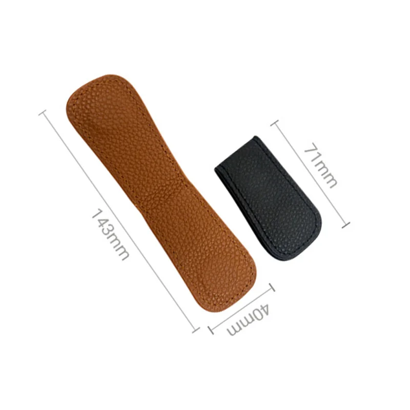 Pu Lederen Magnetische Geldclip Multifunctionele Draagbare Visitekaarthouder Slanke Unisex Paspoorthoes Mini Retro Pocket Portemonnee