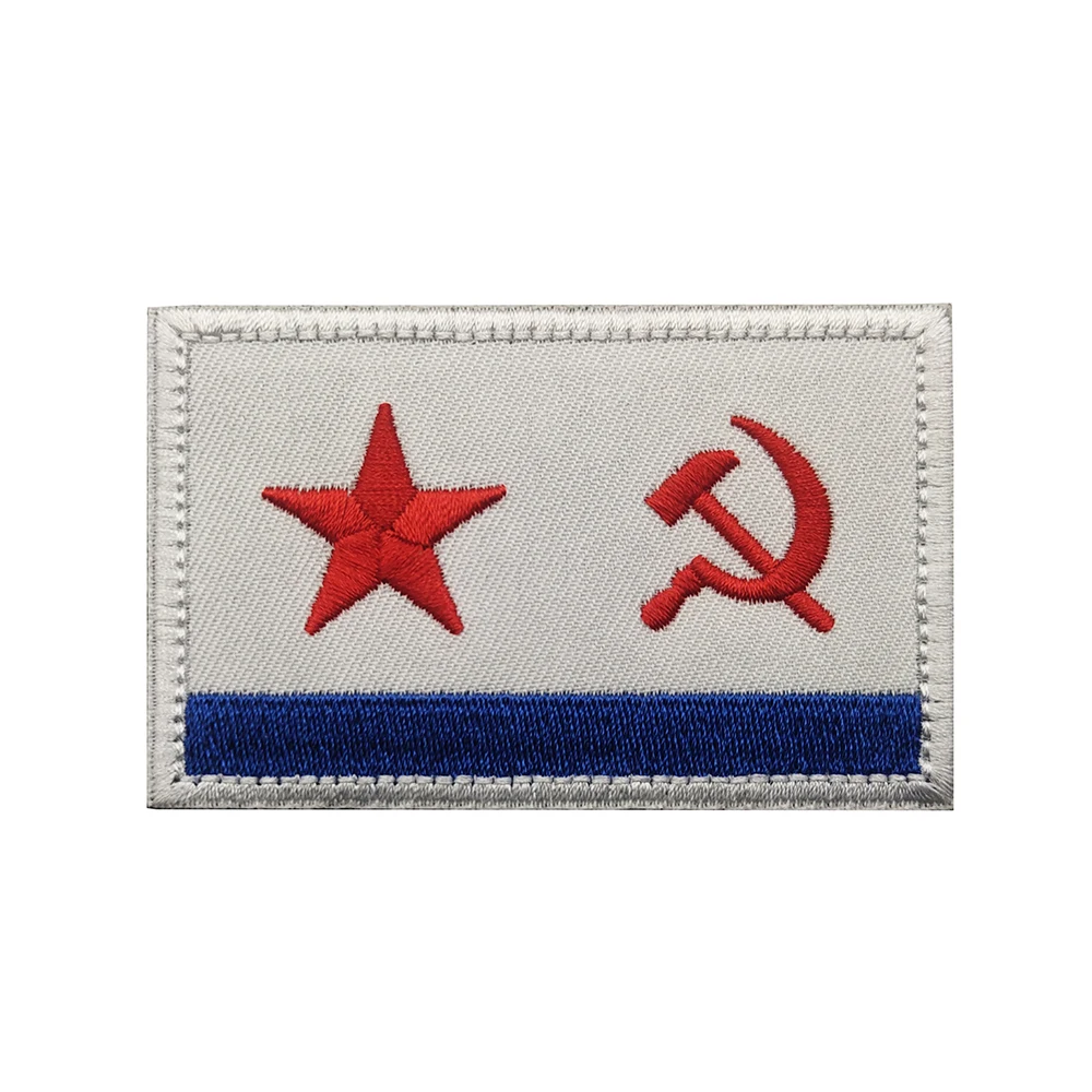 Toppa Bandiera Russia Ricamata – Termoadesiva E Da Cucire – 7x6 Cm – Iron On Patch