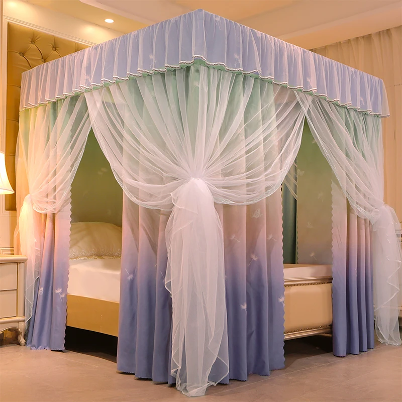 

Canopy Tent Curtain Mosquito Net Bed Window Queen Bed Frame Baby Decoration Mesh Tent Decoration Anti Moustique Beds Furniture