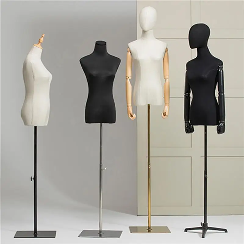thumbnail image 2 of WEUVEB 2-Pack Soft Fabric Covers For Adjustable Dress Form Mannequin Display, Sewing And Tailoring Accessories 2 of 9