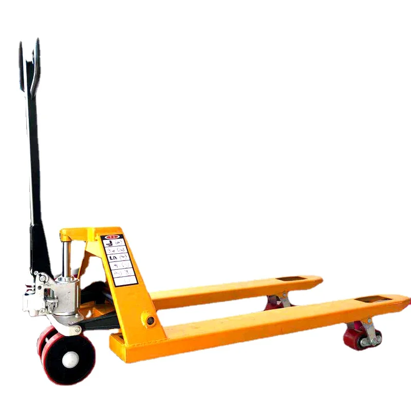 1. T2.5/2/3 Tonnellate Manuale Idraulico Piccolo Carrello Elevatore Di Movimentazione Pallet Idraulico Carico E Scarico Del Bestiame Rimorchio A Spint