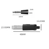 Bluetooth Audio Transmitter Wireless Headphone Adapter Receiver for PS5/PS4 Game Console PC Headset 2 in 1 USB Bluetooth 5.0 6