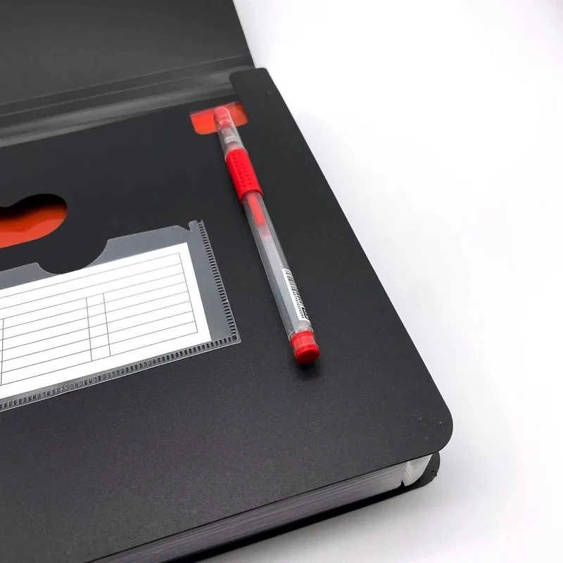 Organizzatore di file espandibile colorato - Cartella per fisarmonica con 13/25/37 tasche, portatile per fatture, ricevute e documenti - immagine 5