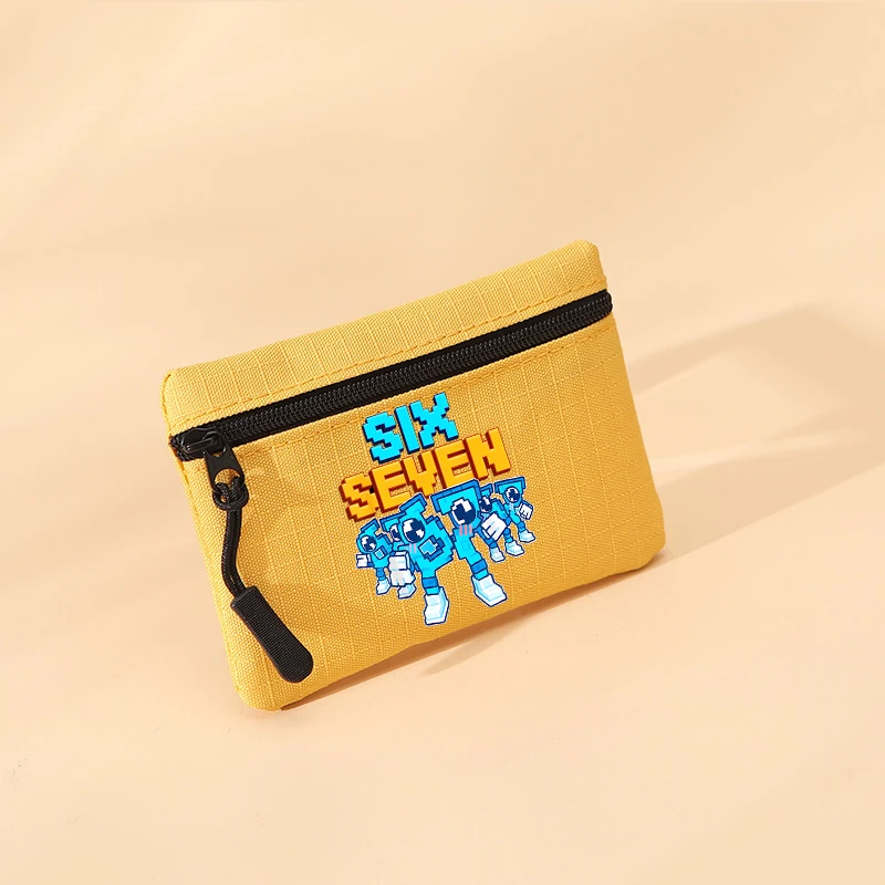 Steal A Brainrot Game Canvas Mini-Geldbörse, einfacher Reißverschluss, Aufbewahrungstasche für Kinder, Geldtasche, niedlicher Anime-Print, Geldbörse für Jungen und Mädchen – Detail 15