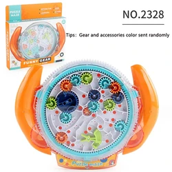 3D Transparent Maze Puzzle Toy for Kids - Stress-Relief and Creativity Booster (Orange Random)