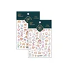 1 Sheet 5D Realistic Relief Funny Cute Bear Rabbit Party Girls Adhesive Nail Art Stickers Decals Manicure Accessories Charms 5