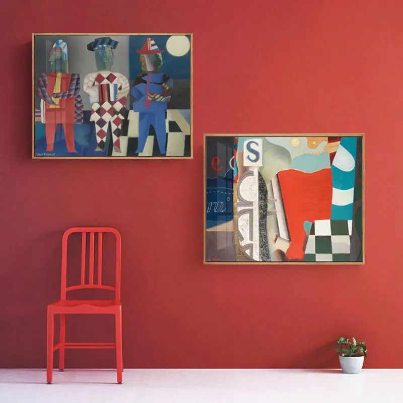 

Abstract Art Color Painting Canvas Painting Modern Wall Decoration Living Room Office Room Decoration Frameless Wall Paintings