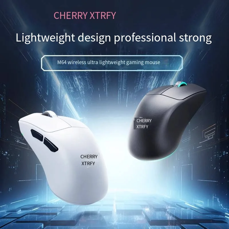 Xtrfy-充電式ワイヤレスゲーミングマウス,m64 pro,2.4g, 26000 cpi