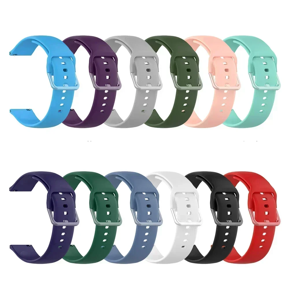 22mm Soft Silicone Replacement Wristband Bracelet - Color 2