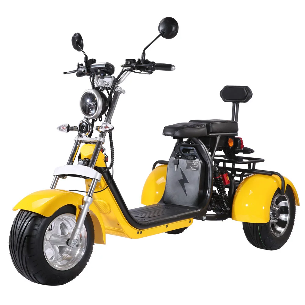 

Three Wheel Bicycle 65km 20Ah 3000W 3000W Electric Citycoco Scooter Motorcycle for Adult EEC/COC Motos Electricas Para Adulto