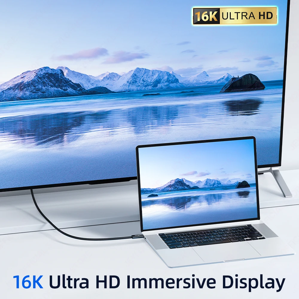 JEYI TB 5 케이블 80Gbps 120Gbps 대역폭 - 16K/8K 비디오, 240W PD 고속 충전, 나일론 브레이드