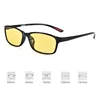 Vintage Women Men's Anti-Glare Driving Night Vision Minus Glasses Ultralight Square Frame Eyeglasses Retro Myopia Eyewear To-4.0 6