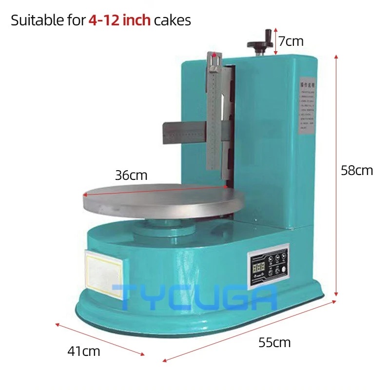 Commercial Electric Cake Spread Machine Round Bread Cream Decoration Spreader Coating Filling Machine Home Appliance 110V/220V - Image 6