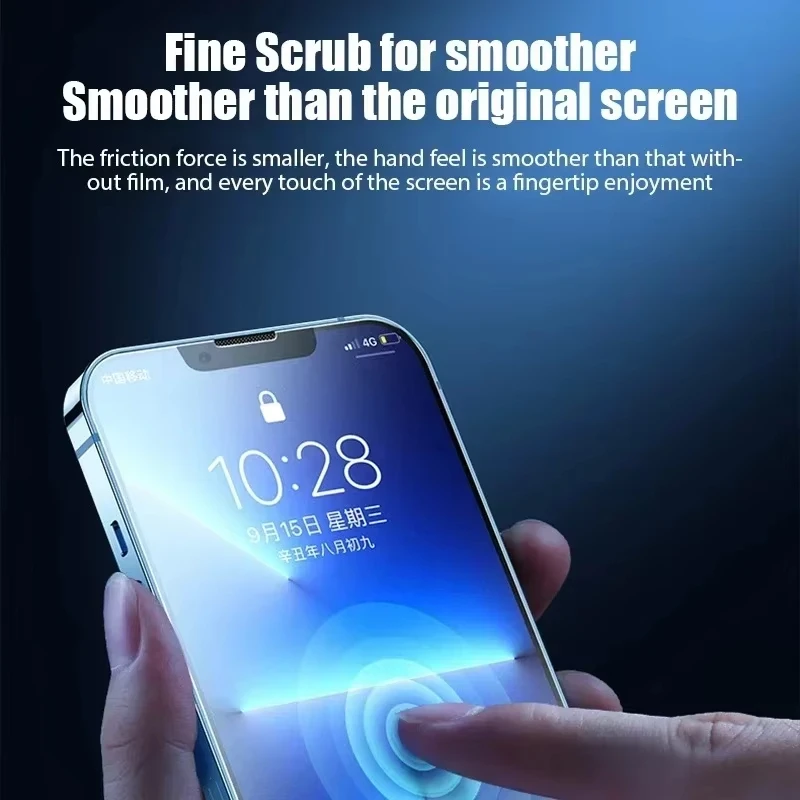 3-Pack Matte Tempered Glass Frosted Screen Protector