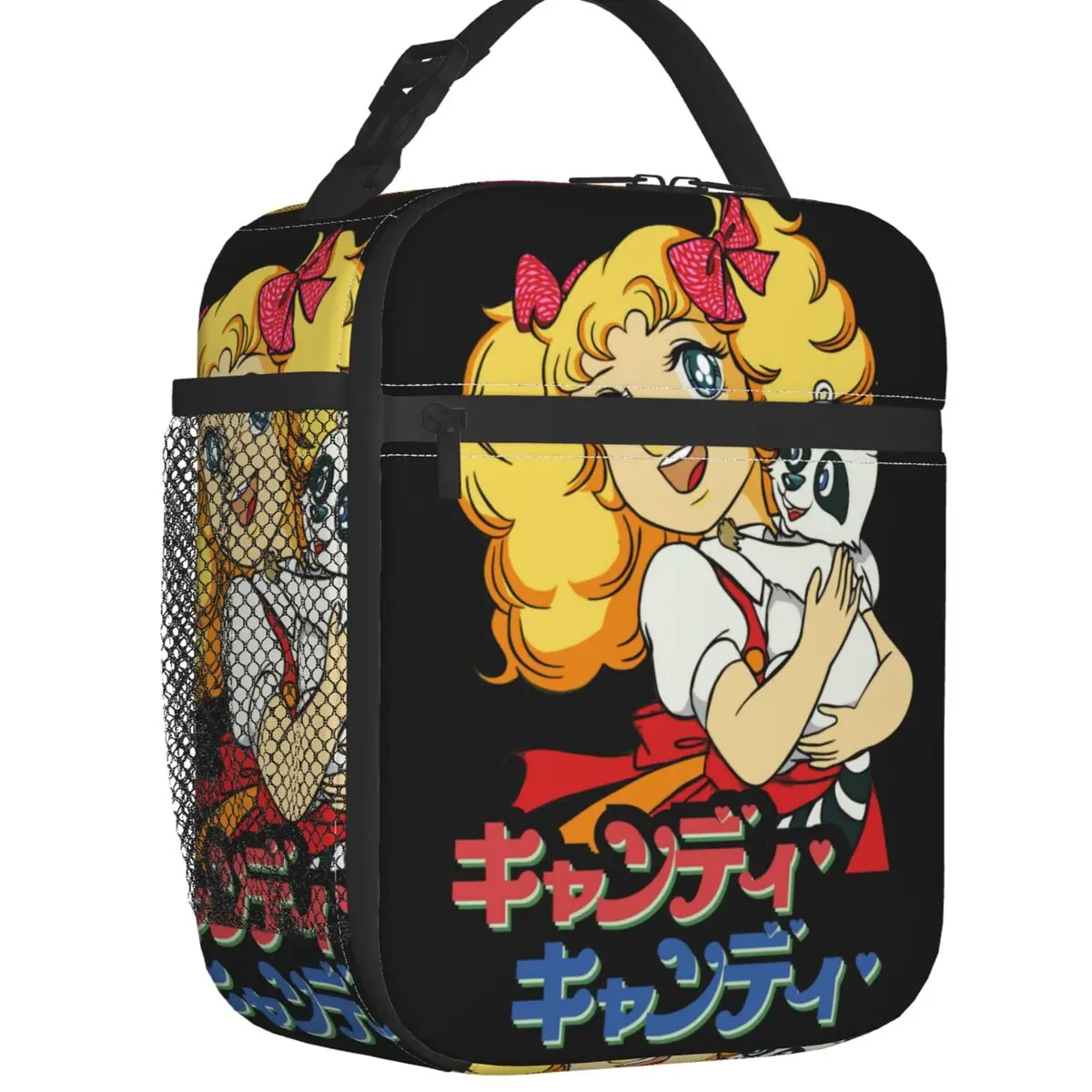 

Candy Candy Manga Insulated Lunch Bag for Camping Travel Cartoon Japan Anime Leakproof Thermal Cooler Lunch Box Women Kids