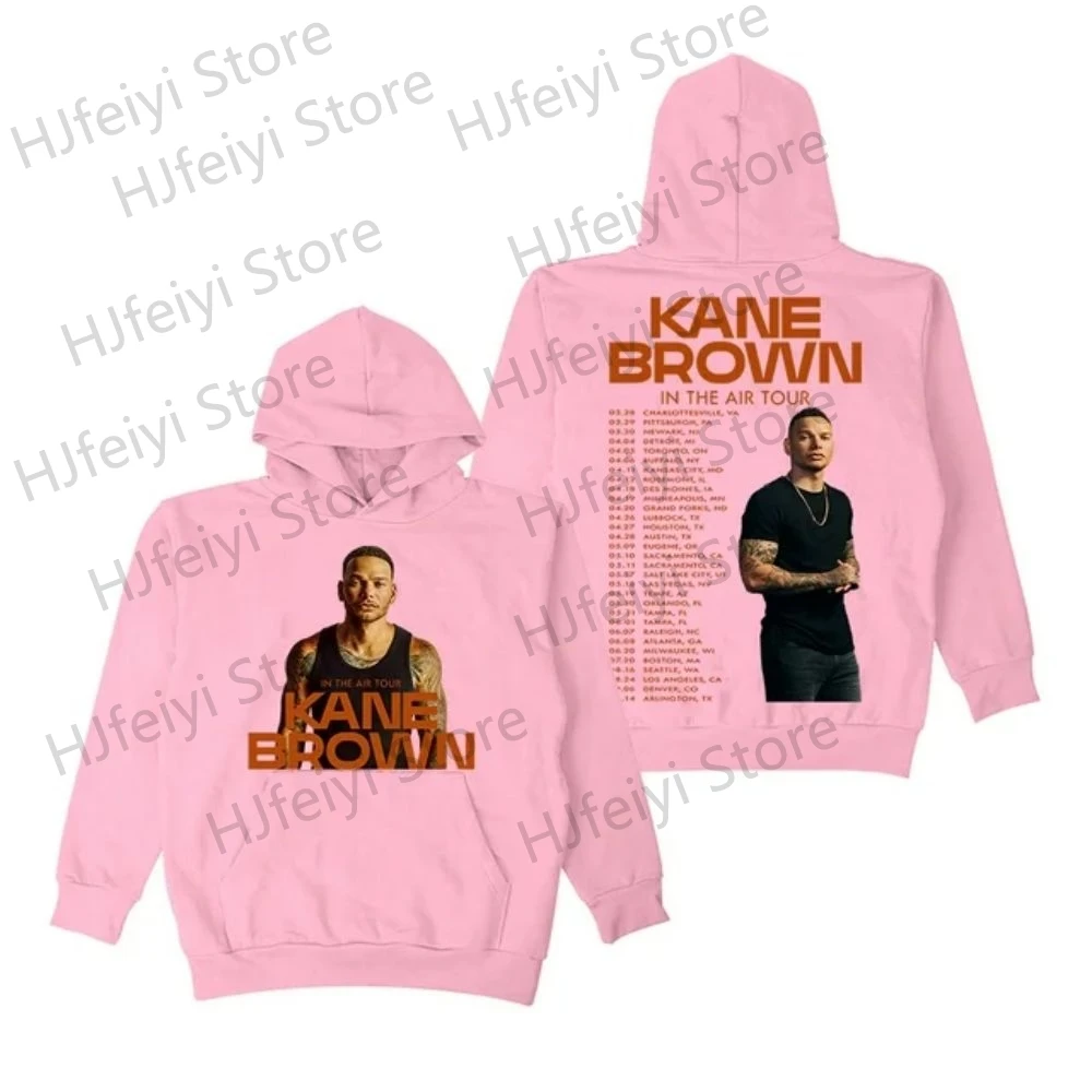 thumbnail image 1 of Sudadera con capucha Kane Brown In The Air Tour Merch Winter para hombre y mujer, sudadera unisex de manga larga, sudadera estilo pulóver, ropa de calle, 1 of 5
