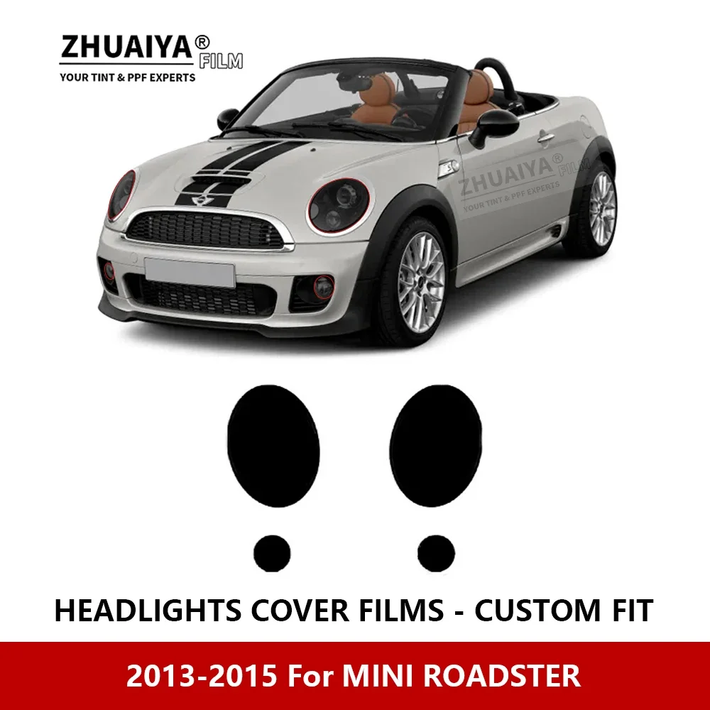 

For MINI ROADSTER 2013-2015 Car Exterior Headlight Anti-scratch PPF precut Protective film Repair film Car stickers Accessories