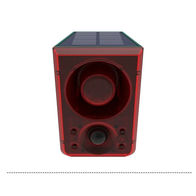 Outdoor Solar Motion Sensor Alarm with Remote Control 129DB with Motion Detector for Farm Yard Garden Garage Shed 2