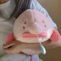 12 Inches Pink Blobfish Plush Toy Adorable Cartoon Sea Animal Soft Stuffed doll home decor Collectable Girl Boy Birthday Gift 1