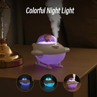 Mini Helicopter Spray Air Humidifier Purifier USB Ultrasonic Cool Water Aroma Diffuser with LED Light Home Office Mini Atomizer 2