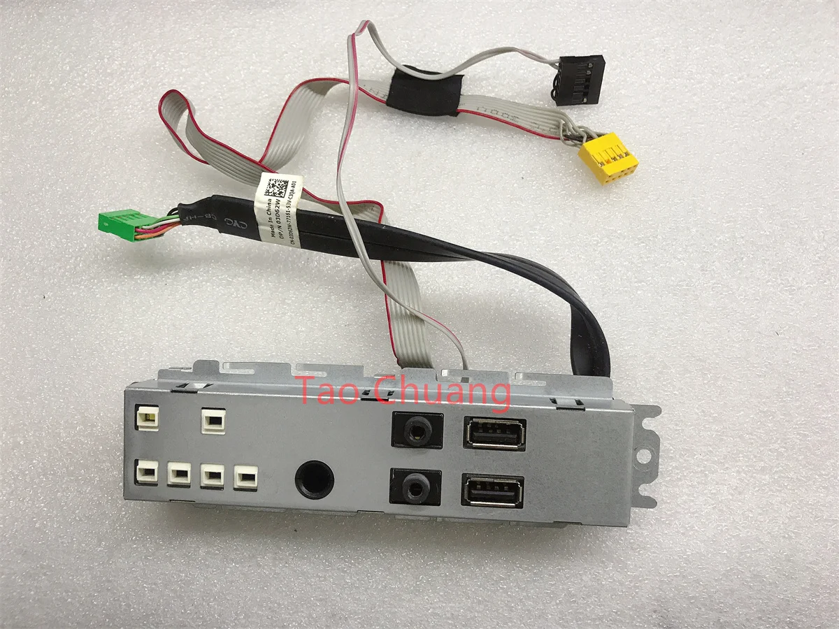 

03D62W для Dell Optiplex 3020 SFF Передняя звуковая USB светодиодсветодиодный Выходная панель ввода-вывода 3D62W