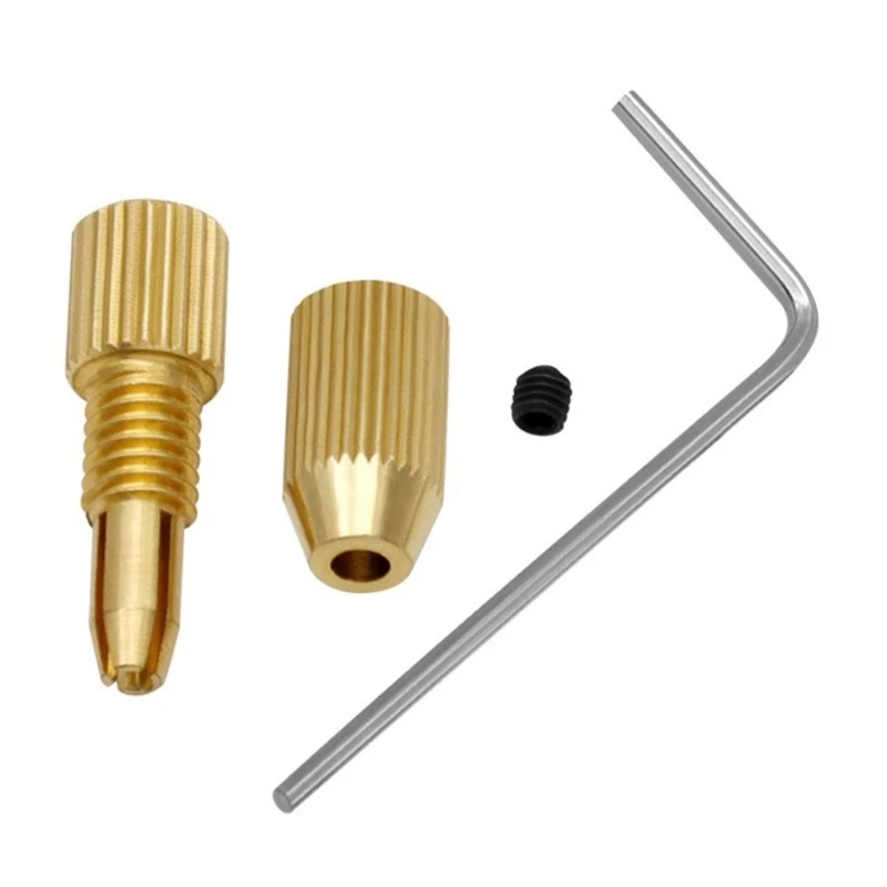 

0.8mm-1.5mm Brass Drill Chuck Mini Electric Drill Bit Collet Micro Twist Drill Chuck Set with Wrenches Rotary Tool Drop Shipping