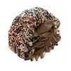 Elastic Wide Edge Satin Bonnet Long Hair Hat Sleeping Hats Wrap Night Cap Curls Reversible Women Men Heating Cap Hair Accessory 3