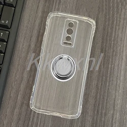 Ultimate Shockproof Back Ring Holder Phone Case - Soft, Durable Cover for Blade 10 Pro (Ring Case Clear)