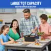DELUXE 7.5 Quart Digital Multi-Cooker with Automatic Paddle to Stir and Shred, 9 in 1 programmable presets to Sauté, Sear, and B 6