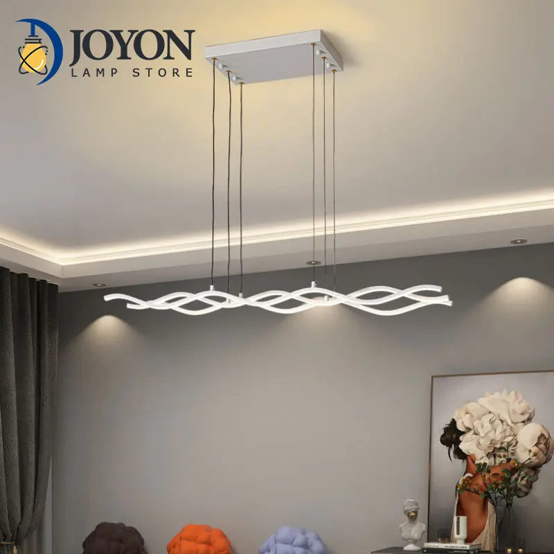 

Скандинавские подвесные светильники для столового стола, ресторана, минималистичные светодиодные подвесные светильники для столовой, современные минималистичные подвесные светильники в виде трубки