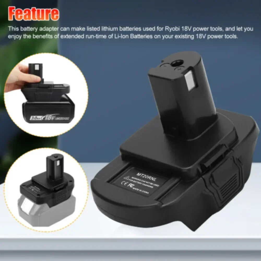 Battery Adapter For Makita 18V Li-ion battery BL1860B BL1860