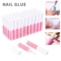 New Super Strong Nail Glue Set For False Nail Tips Acrylic Nails Press On Fake Nails Art Decoration Long Lasting Adhesion Gel 1