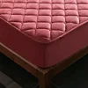 Plush Thicken Quilted Mattress Cover Warm Soft Crystal Cotton Bedsheet  Quilted Bed Fitted Sheet (Need order pillowcases) 3