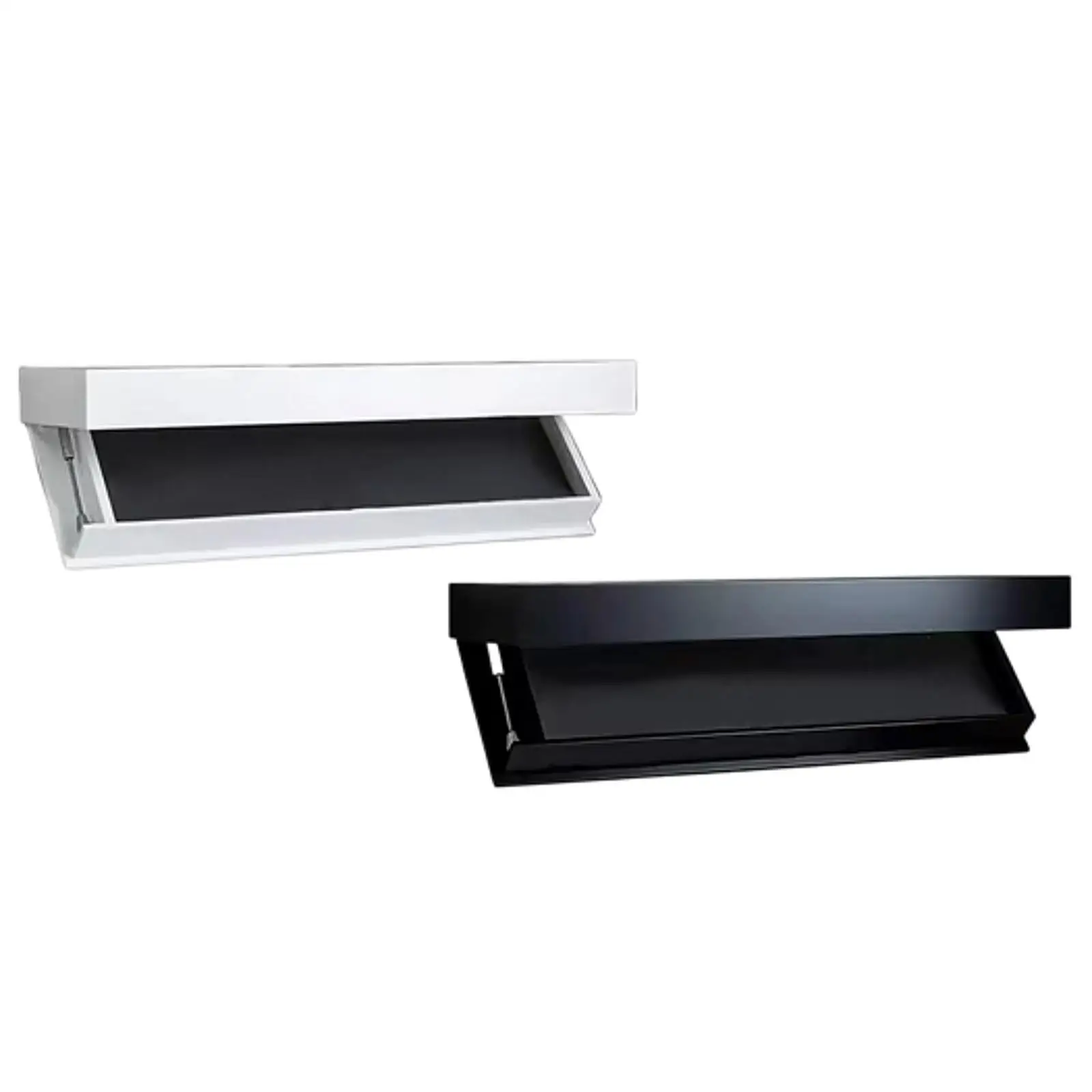Floating Shelf with Hidden Compartment Decorative Wooden Modern Wall Mounted Drawer for Bathroom Office Kitchen Small Space Dorm
