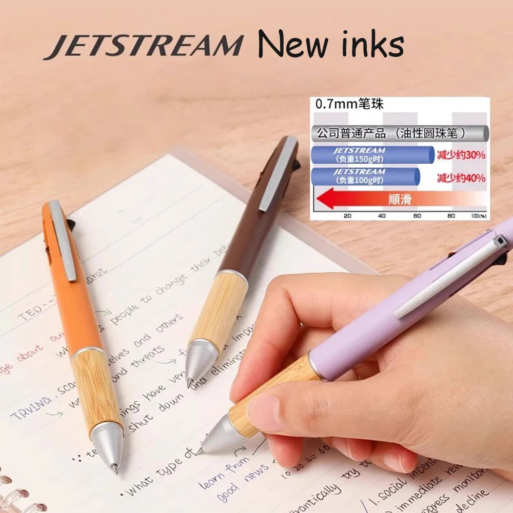 Limited Japan UNI JETSTREAM 4+1 Multi-function Pen MSXE5-2000B-05 Ballpoint Pen Mechanical Pencil Office Study Super 0.5mm