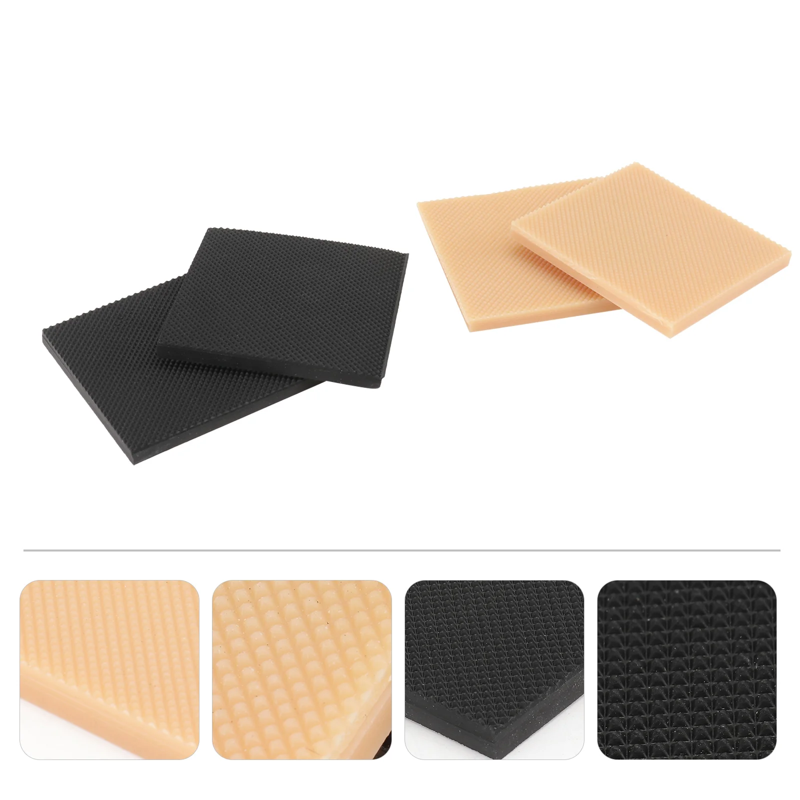 4Pcs High Heel Boots Pads Heel Boots Replacement Pads Anti-wearing Heel Boots Repairing Nails