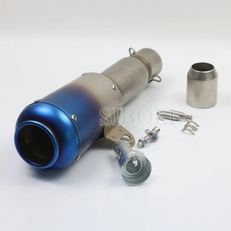 

Universal 51MM Motorcycle Exhaust Pipe Modified GY6 Off-road Vehicle Aluminum Alloy Exhaust Pipe Scooter