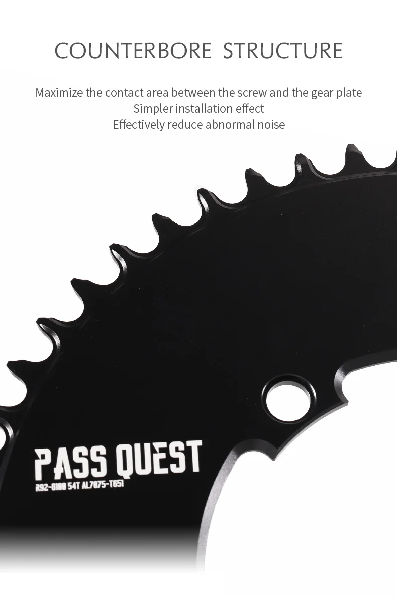 Plateau Vélo Route 110BCD 42 Dents - Aluminium, Compatible Shimano/SRAM, Neuf